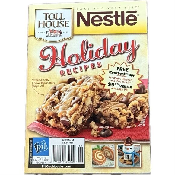 Nestlé toll‎ house holiday recipe book